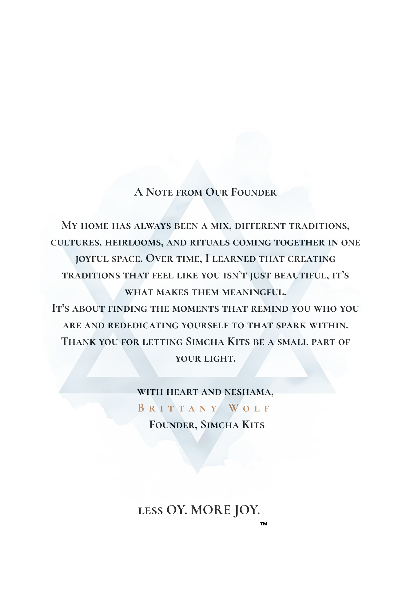 Simcha Kits Shabbat Guide