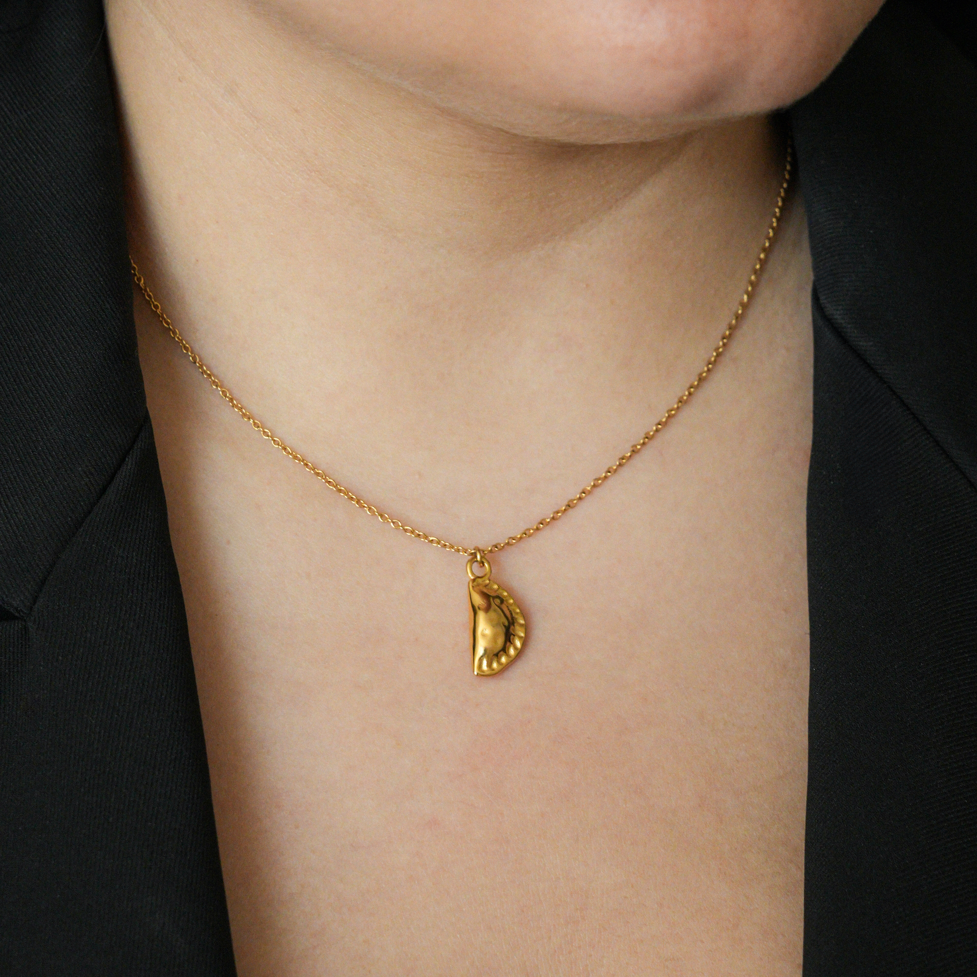 Empanada necklace