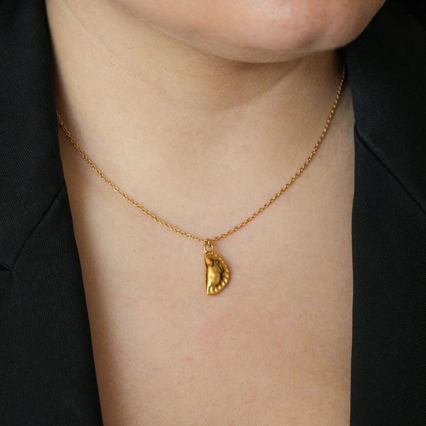 Empanada necklace