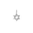 Jewish Magen Star Of David Pendant - Solid 925 Sterling Silver Men's Jewelry