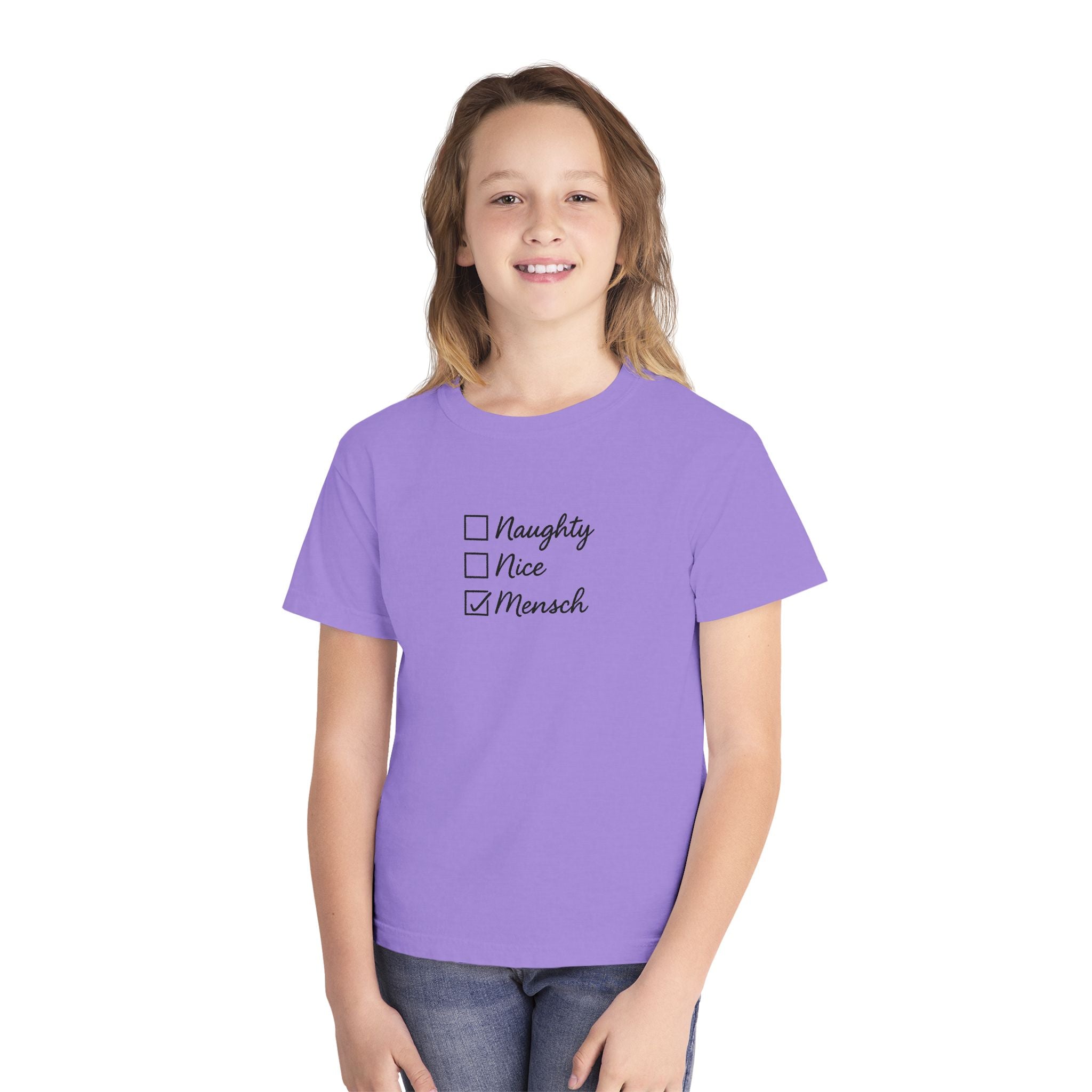 Holiday Humor Youth Tee, Christmas Hanukkah Jewish Christian Kids T-Shirt, Christmukkah Shirt, Gift