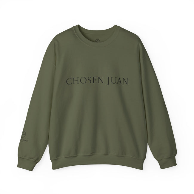Chosen Juan - Unisex Heavy Blend™ Crewneck Sweatshirt, Unique Sweatshirt, Mexican, Jewish, Satire