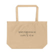 Merry Chrismukkah and Happy Nu-Year Tote | Large Eco Tote