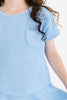 Sky Blue Scrunchy Pocket Tee
