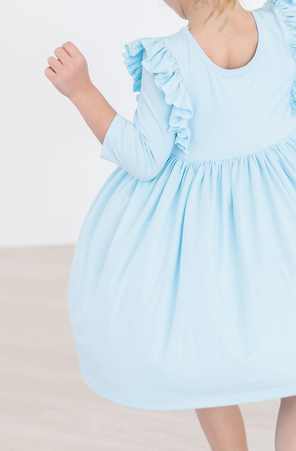 SALE Bluebird 3/4 Sleeve Ruffle Twirl Dress