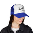 Trucker Caps, Jewish Latina Latinx Hat for Women and Men, Adjustable Baseball Cap, Vintage Style, Unique Gift Idea, Embroidered Design