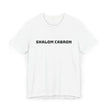 Shalom Cabron Unisex Jersey T-Shirt, Casual Tee, Unique Gift, Graphic Shirt, Trendy Wear, Fun Statement Tee