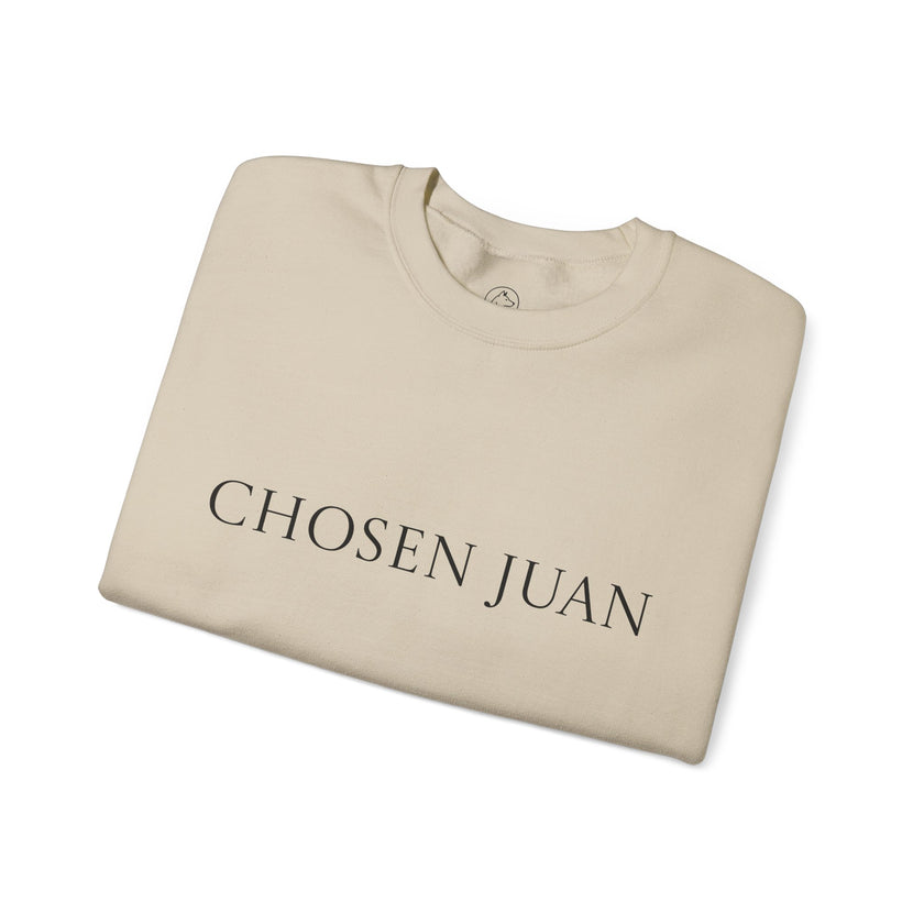 Chosen Juan - Unisex Heavy Blend™ Crewneck Sweatshirt, Unique Sweatshirt, Mexican, Jewish, Satire