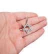 Jewish Magen Star Of David Pendant - Solid 925 Sterling Silver Men's Jewelry
