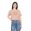 Women's Crop Tee with 'Give 'Em Punim' Design, Trendy Summer Top, Casual Outfit for Her, Perfect Gift for Friends, Celebratory Wear