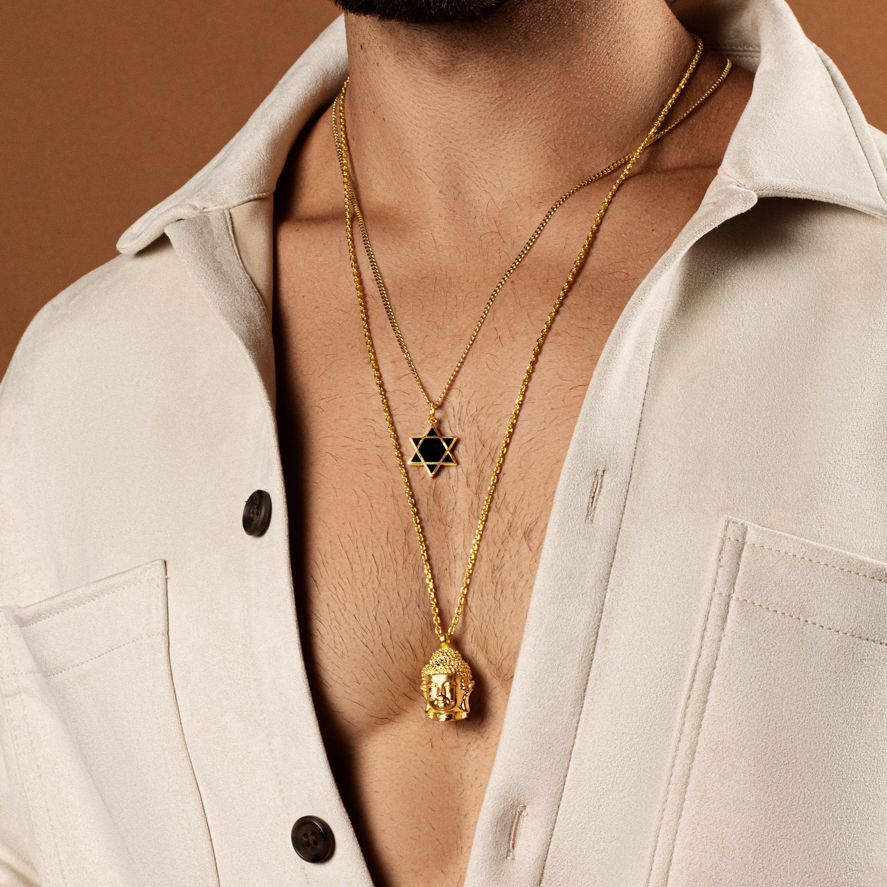 Grounded in Hope - Black Onyx Star of David Necklace