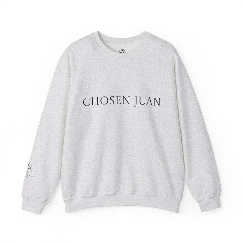 Chosen Juan - Unisex Heavy Blend™ Crewneck Sweatshirt, Unique Sweatshirt, Mexican, Jewish, Satire