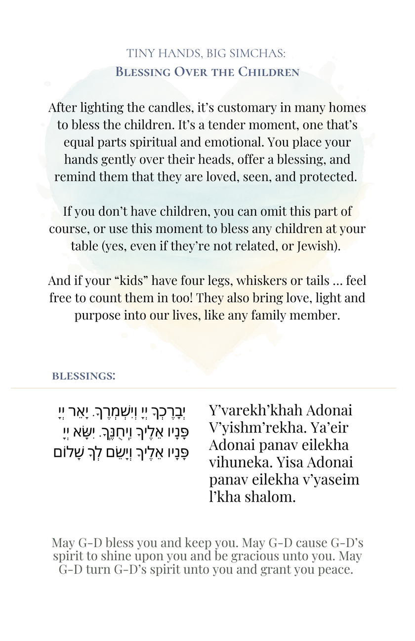 Simcha Kits Shabbat Guide