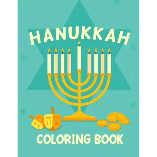 Hanukkah Coloring Book: Activity Book for Kids (8.5