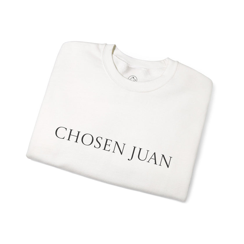 Chosen Juan - Unisex Heavy Blend™ Crewneck Sweatshirt, Unique Sweatshirt, Mexican, Jewish, Satire