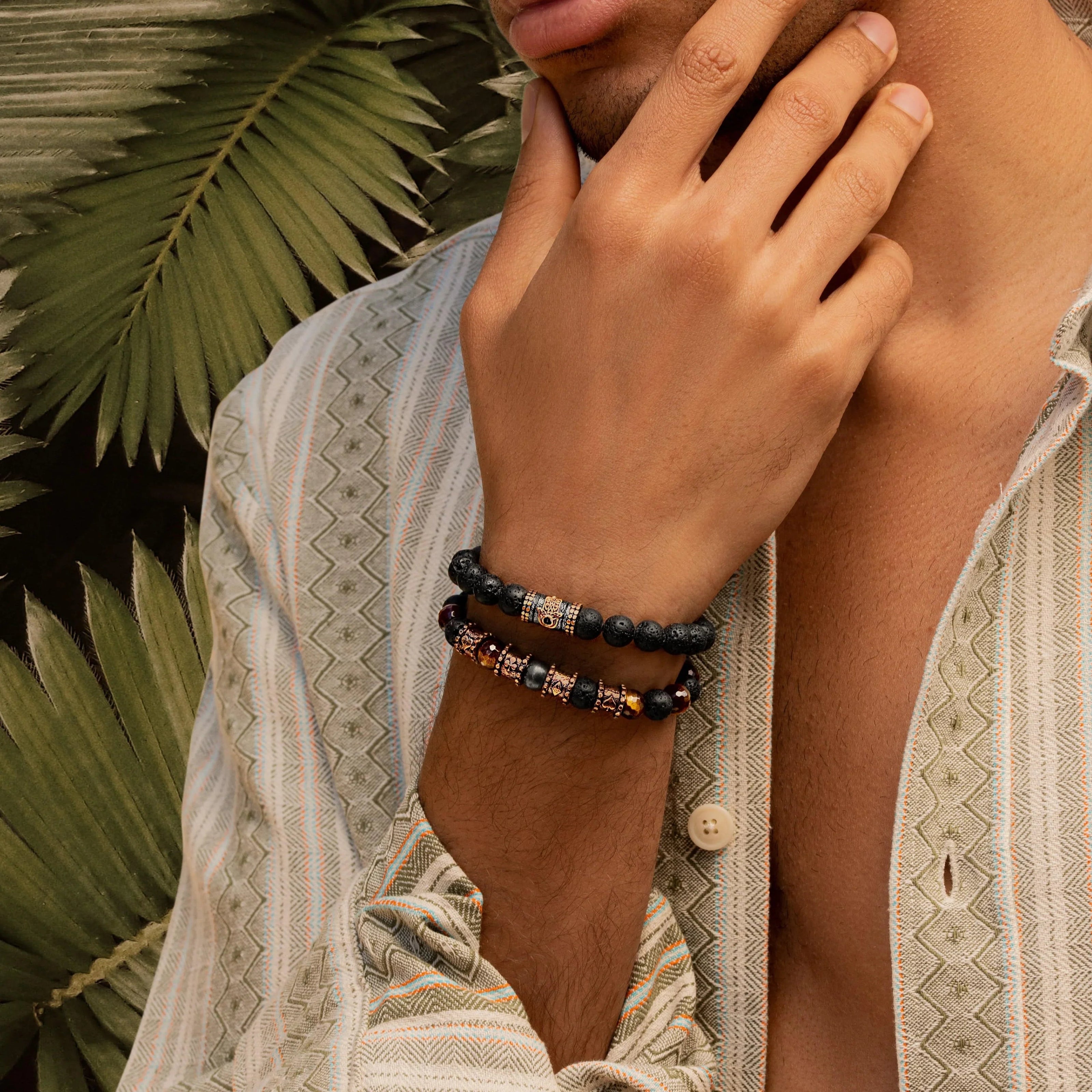 Fierce Protector - Lava Stone Bracelet