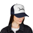 Trucker Caps, Jewish Latina Latinx Hat for Women and Men, Adjustable Baseball Cap, Vintage Style, Unique Gift Idea, Embroidered Design