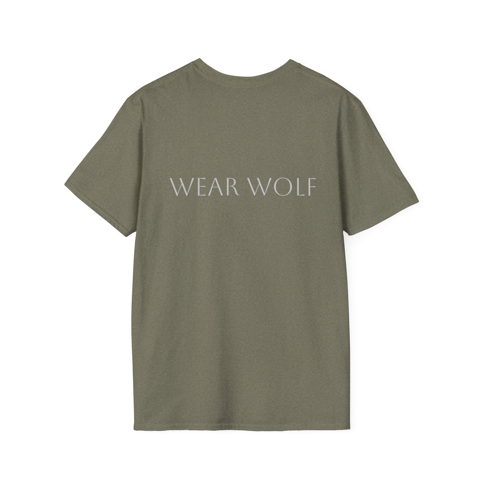 Heritage Wolf Unisex Softstyle T-Shirt - Comfy Tee for Animal Lovers, Casual Wear, Nature Inspired, Gift for Wolf Enthusiasts