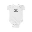 Kiss Me I'm a Mensch Bodysuit | Infant One-Piece, Jewish humor, Hanukkah gift idea