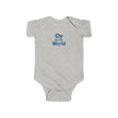 Oy to the World Bodysuit | Baby Hanukkah Holiday Onesie