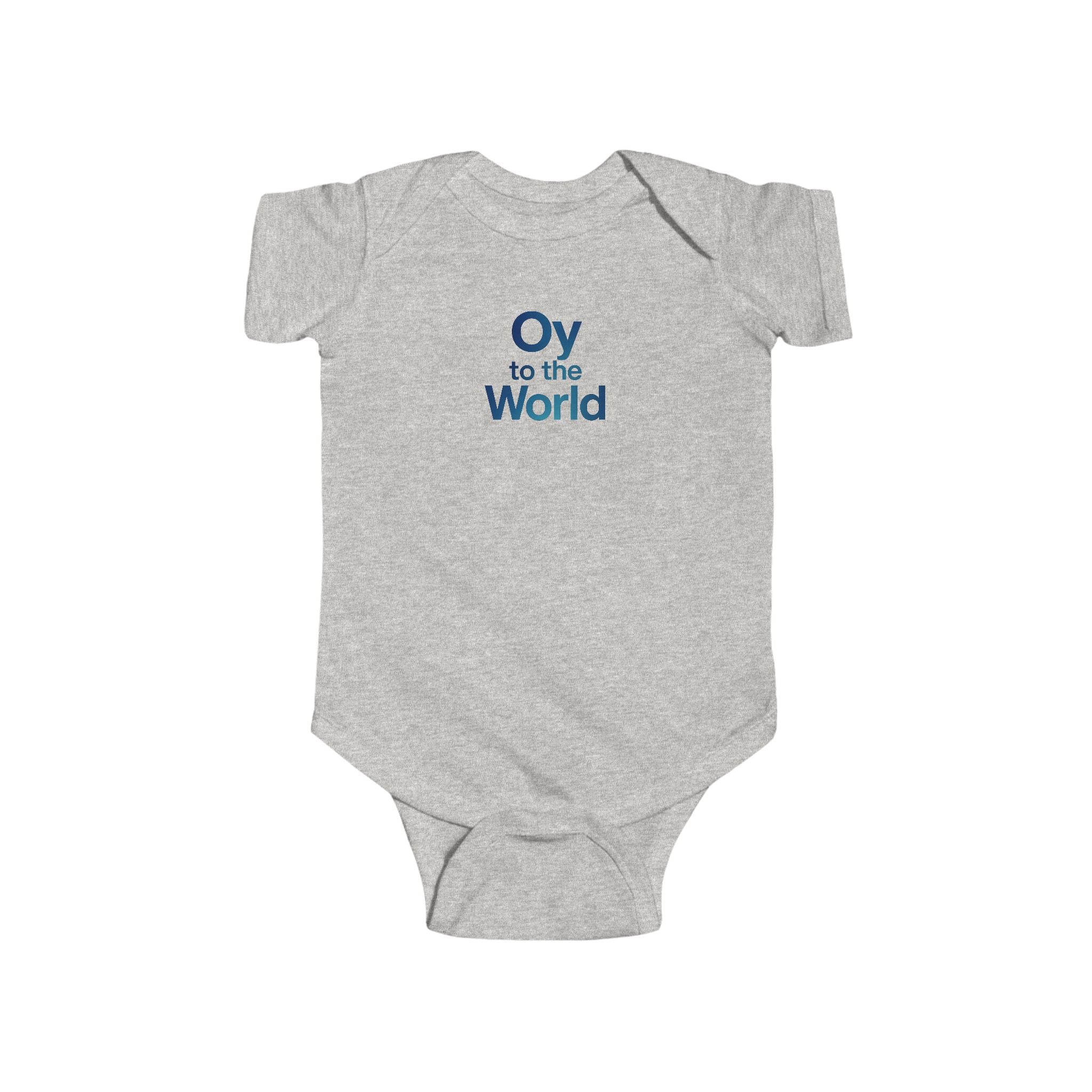 Oy to the World Bodysuit | Baby Hanukkah Holiday Onesie