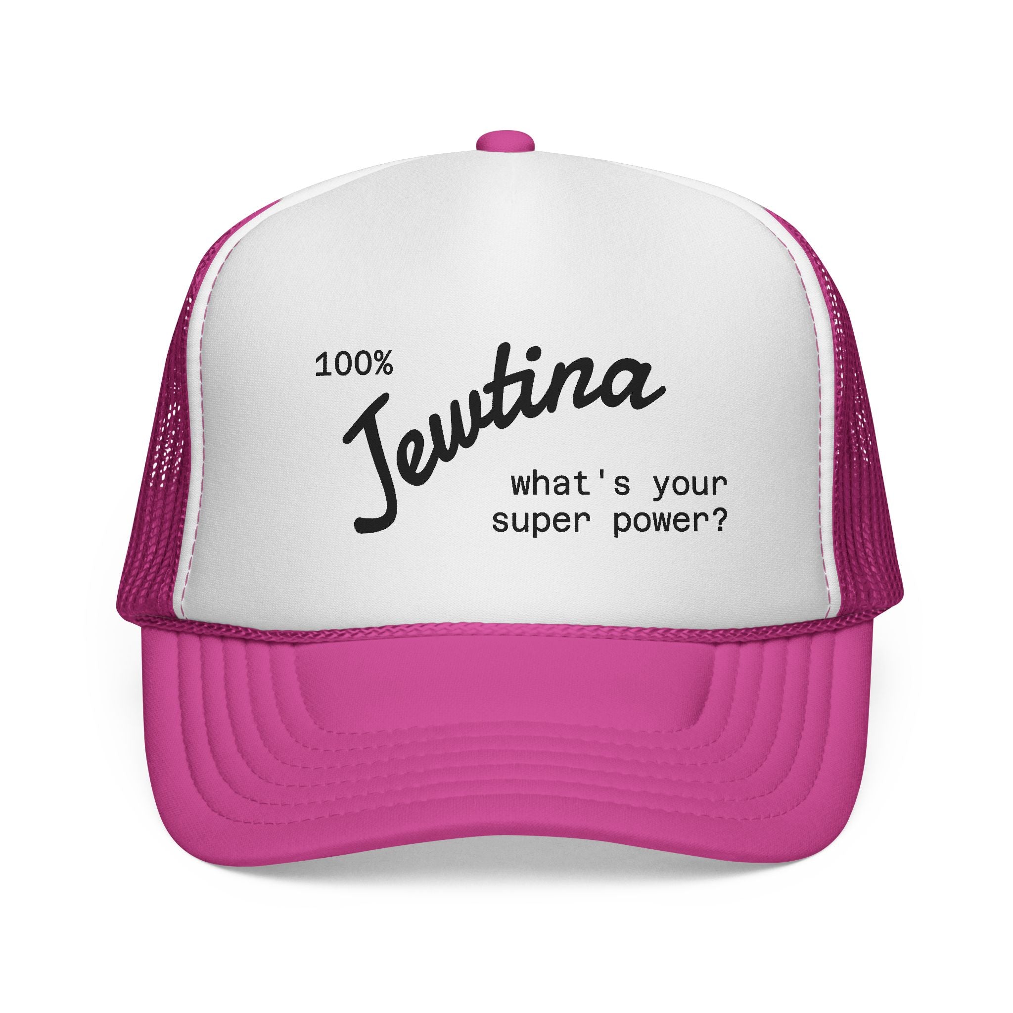 Trucker Caps, Jewish Latina Latinx Hat for Women and Men, Adjustable Baseball Cap, Vintage Style, Unique Gift Idea, Embroidered Design