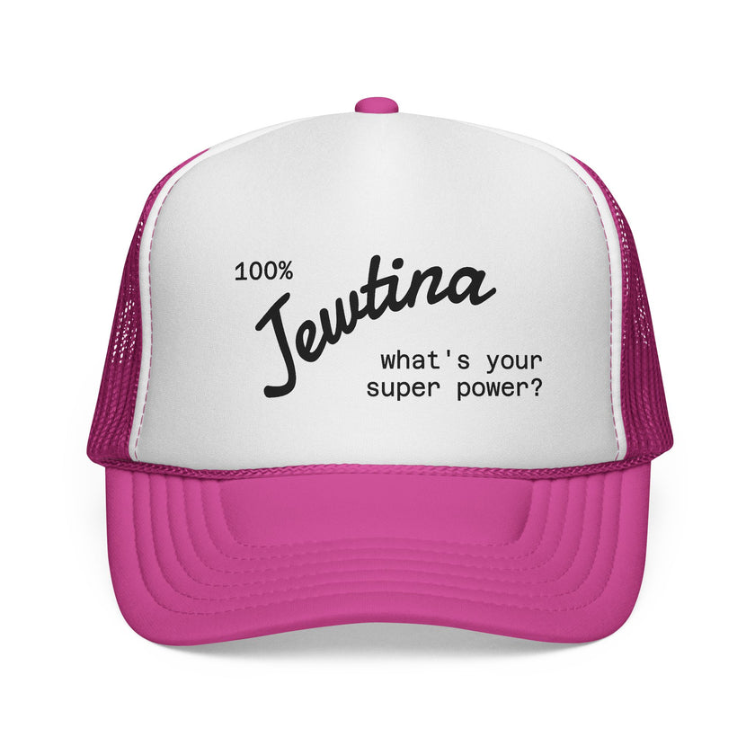 Trucker Caps, Jewish Latina Latinx Hat for Women and Men, Adjustable Baseball Cap, Vintage Style, Unique Gift Idea, Embroidered Design