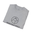 Heritage Wolf Unisex Softstyle T-Shirt - Comfy Tee for Animal Lovers, Casual Wear, Nature Inspired, Gift for Wolf Enthusiasts
