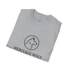 Heritage Wolf Unisex Softstyle T-Shirt - Comfy Tee for Animal Lovers, Casual Wear, Nature Inspired, Gift for Wolf Enthusiasts