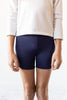 Navy Twirl Shorts