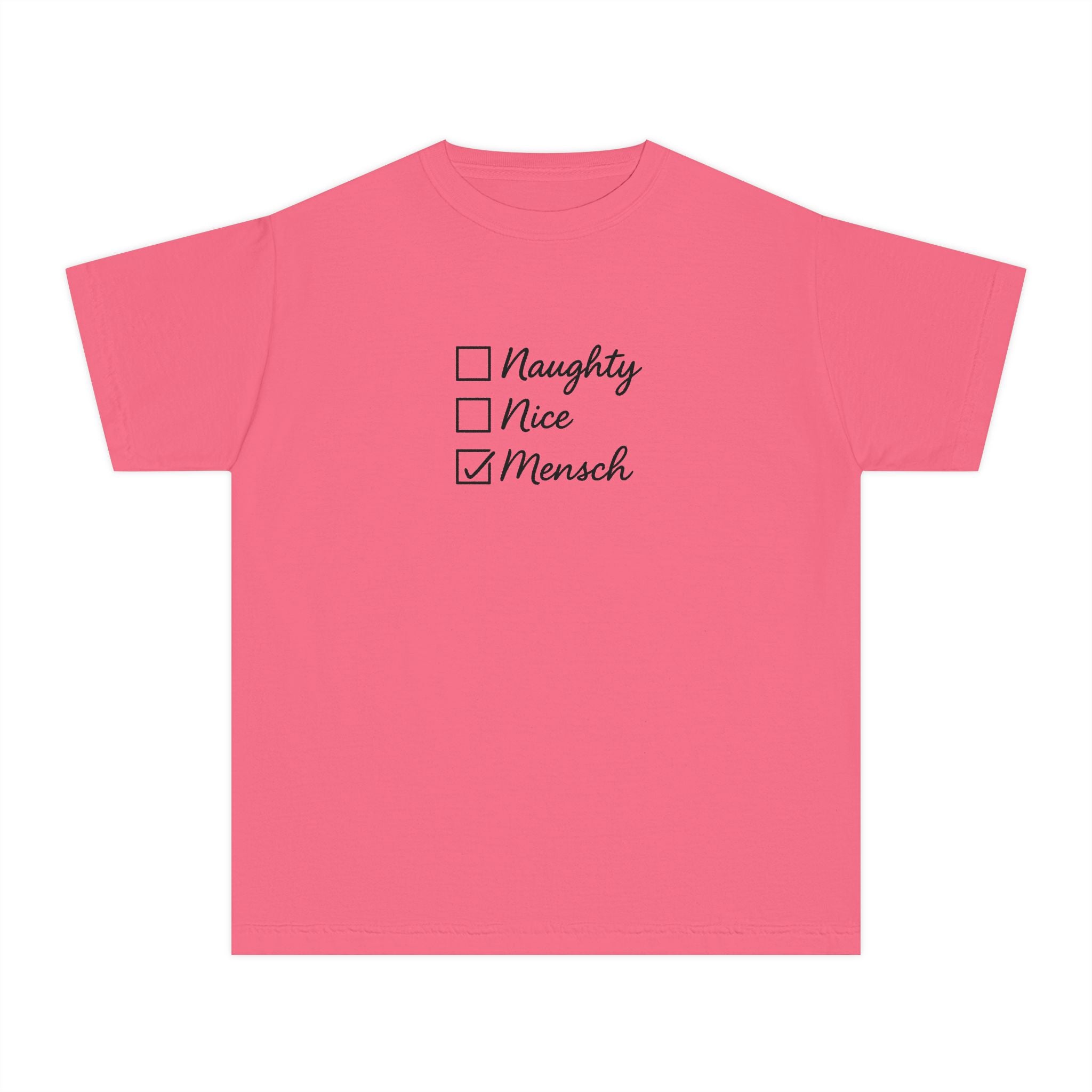 Holiday Humor Youth Tee, Christmas Hanukkah Jewish Christian Kids T-Shirt, Christmukkah Shirt, Gift
