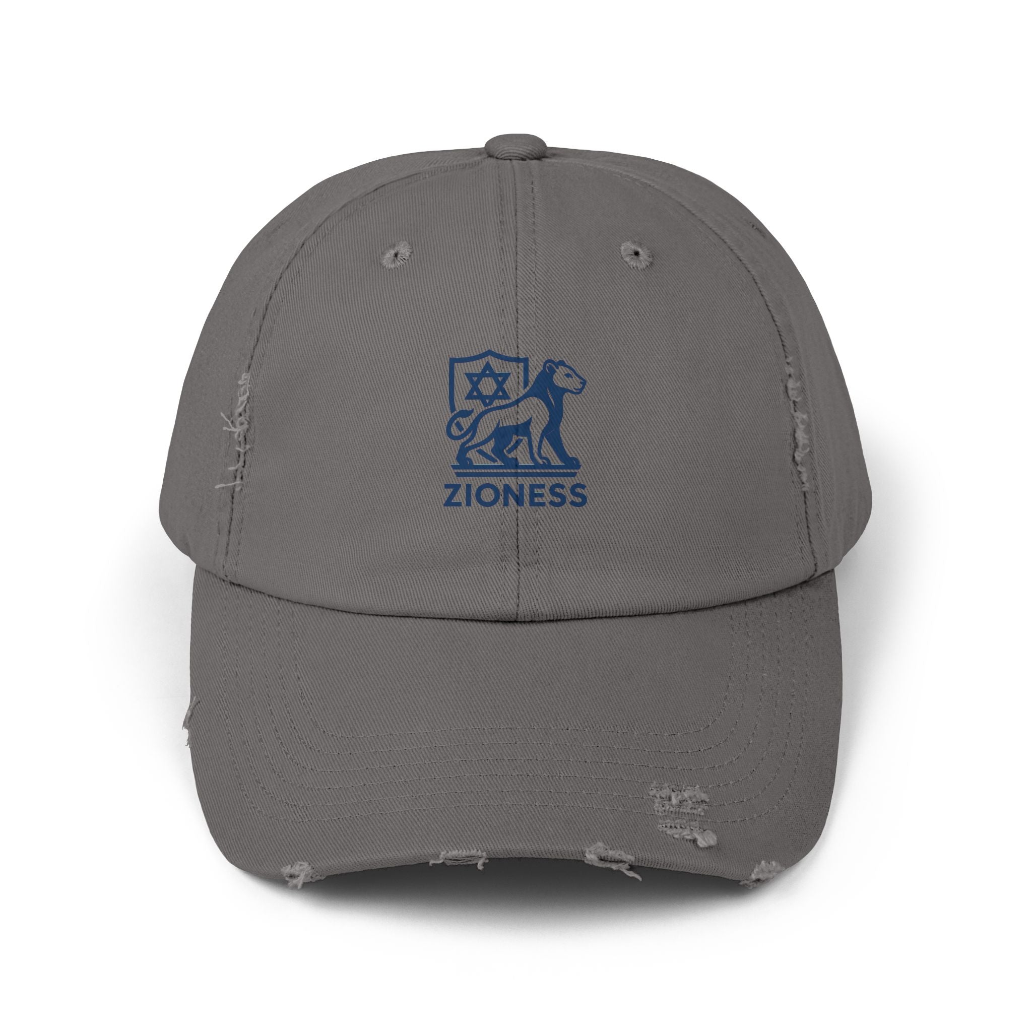 Distressed Cap, Zioness Zionist Israeli Love Judaica Jewish Joy, We Will Dance Again, Never Again, Jewish Star Chai Hamsa, Unisex Hat,