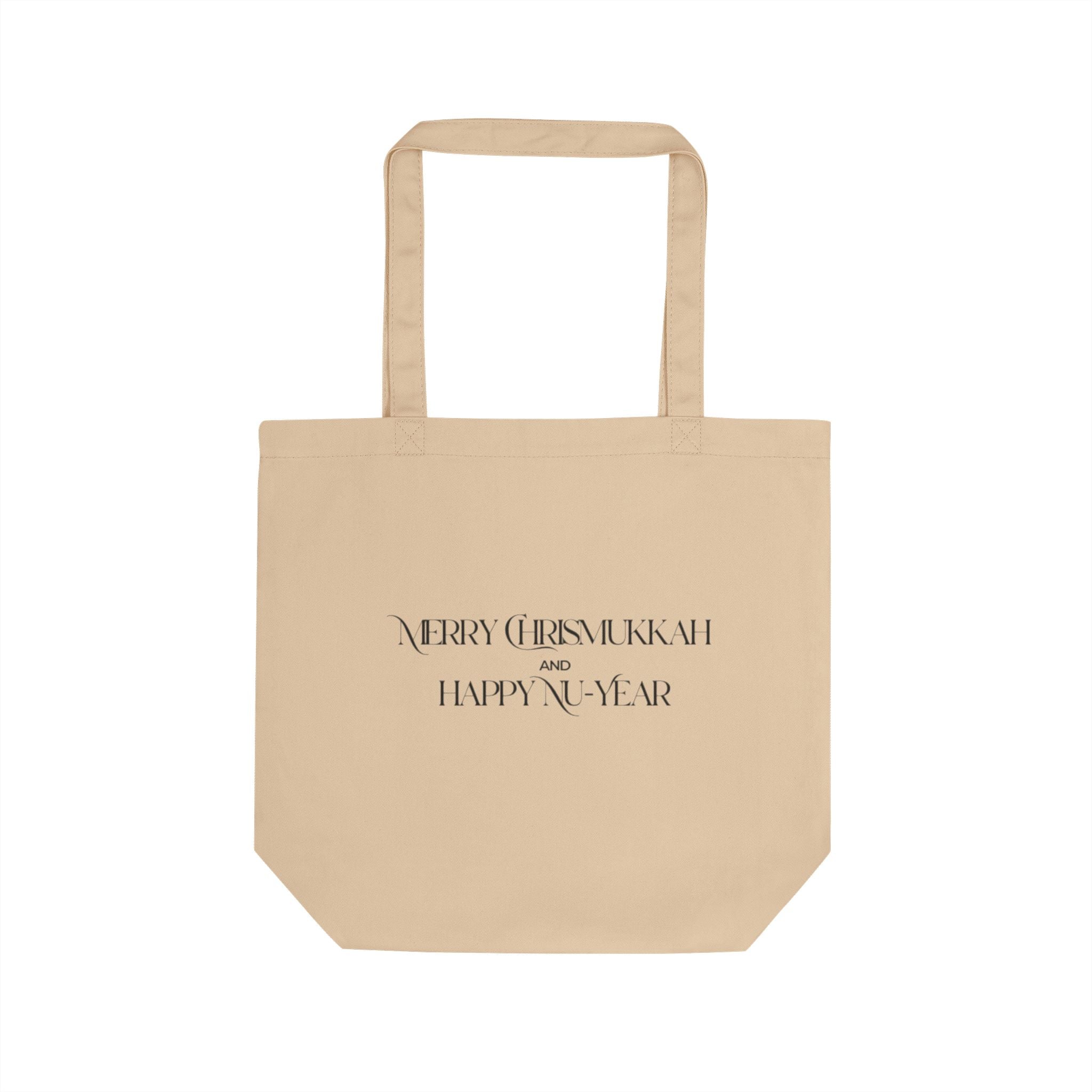 Merry Christmukkah and Happy New Year Tote Bag | Holiday Hanukkah Christmas Tote