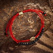 Brave Gaze - Red String Matte Onyx Evil Eye Bracelet