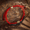 Brave Gaze - Red String Matte Onyx Evil Eye Bracelet