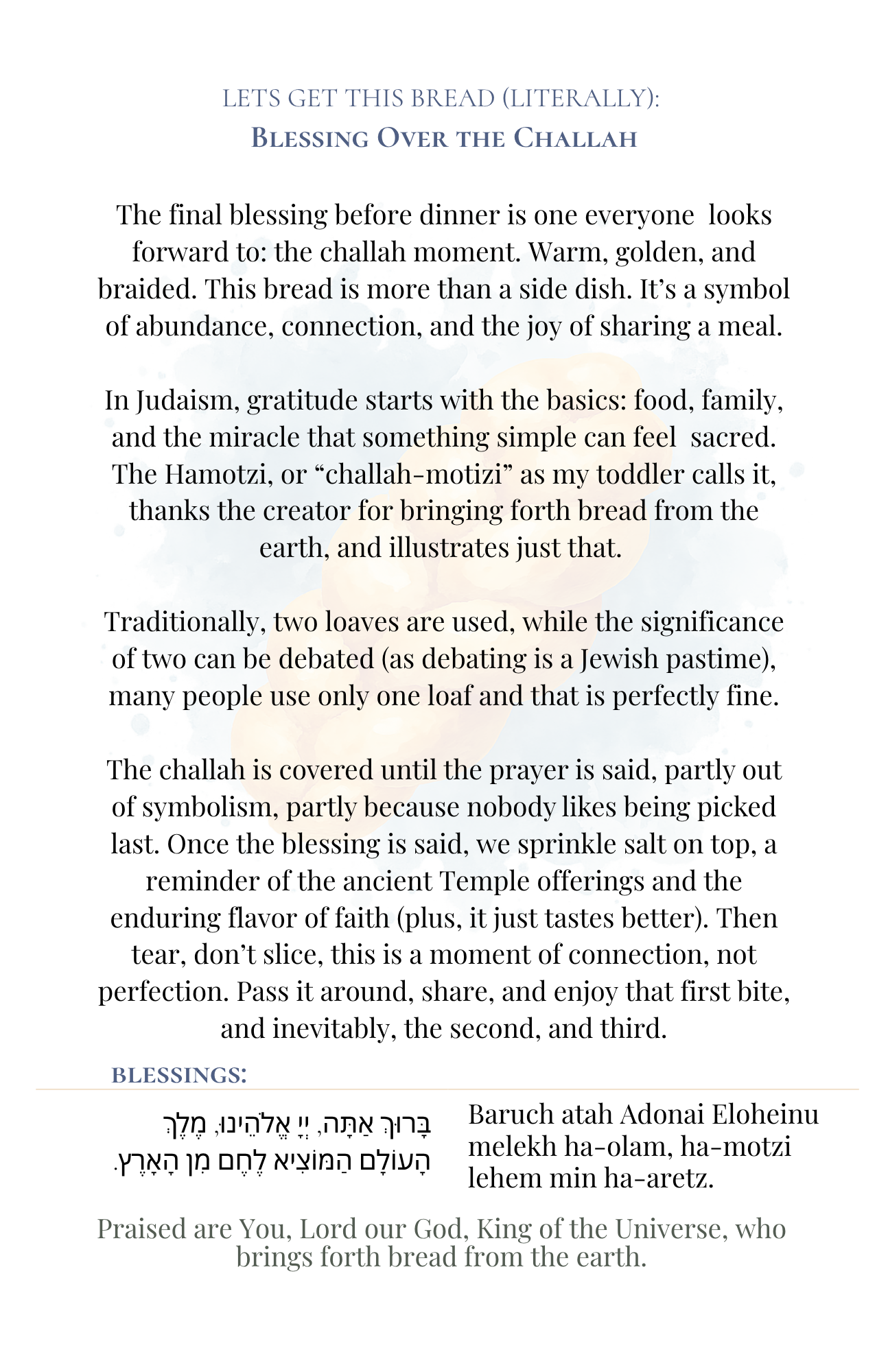 Simcha Kits Shabbat Guide