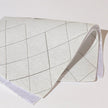 Festively designed Shabbat challah cover with linen embroidery - Shabbat Style Series