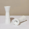 Shabbat Candle Holders Set with Candle Lighting Blessing - City Spirit Series