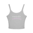 Somebody's Bubbeleh Women's Spaghetti Strap Tank Top, Jewish Humor, Cute Crop Top, Casual Spring Outfit, Perfect for Festivals,
