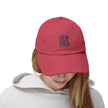 Distressed Cap, Zioness Zionist Israeli Love Judaica Jewish Joy, We Will Dance Again, Never Again, Jewish Star Chai Hamsa, Unisex Hat,