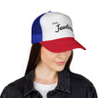 Trucker Caps, Jewish Latina Latinx Hat for Women and Men, Adjustable Baseball Cap, Vintage Style, Unique Gift Idea, Embroidered Design