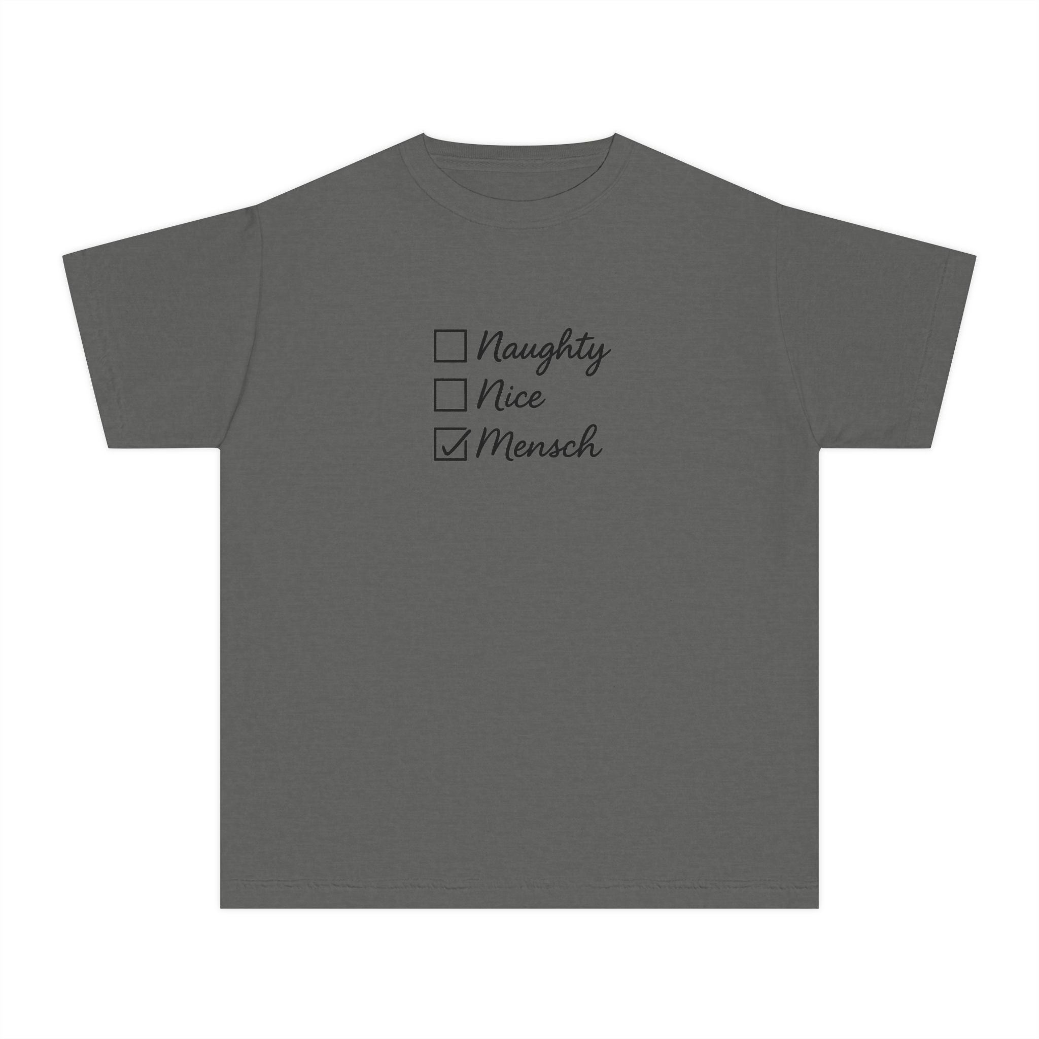 Holiday Humor Youth Tee, Christmas Hanukkah Jewish Christian Kids T-Shirt, Christmukkah Shirt, Gift