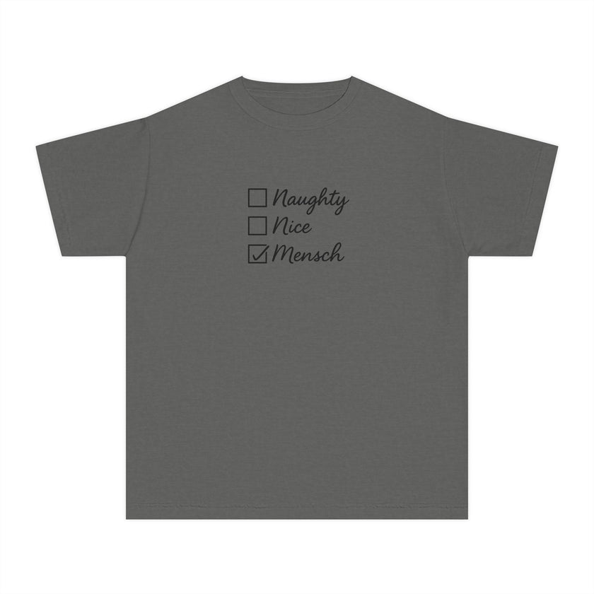 Holiday Humor Youth Tee, Christmas Hanukkah Jewish Christian Kids T-Shirt, Christmukkah Shirt, Gift