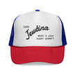 Trucker Caps, Jewish Latina Latinx Hat for Women and Men, Adjustable Baseball Cap, Vintage Style, Unique Gift Idea, Embroidered Design