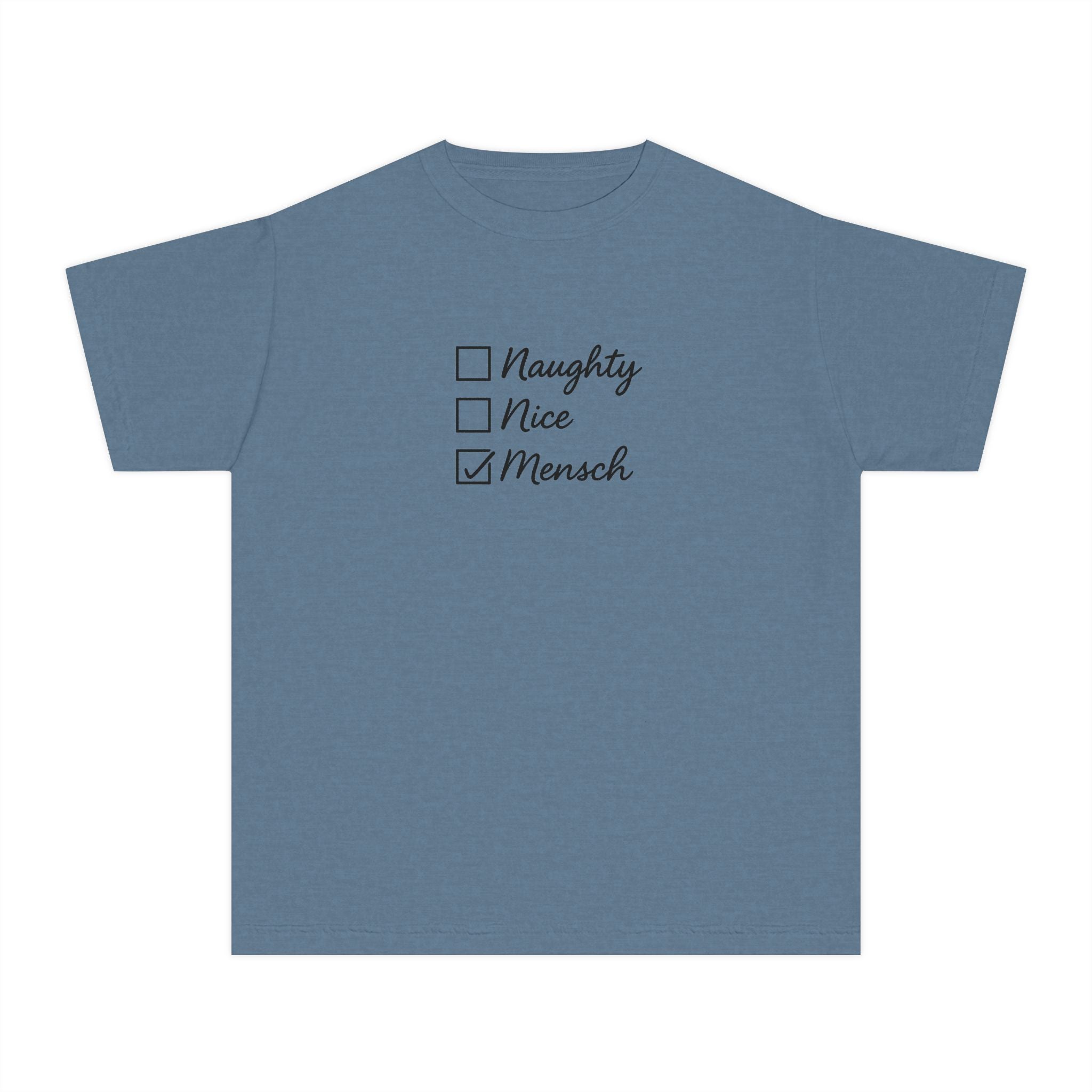 Holiday Humor Youth Tee, Christmas Hanukkah Jewish Christian Kids T-Shirt, Christmukkah Shirt, Gift