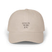 Dad Cap, Jewish Joy Hat, Less Oy More Joy Baseball Cap, Never Again, Jewish Humor Cap, Unisex Baseball Hat