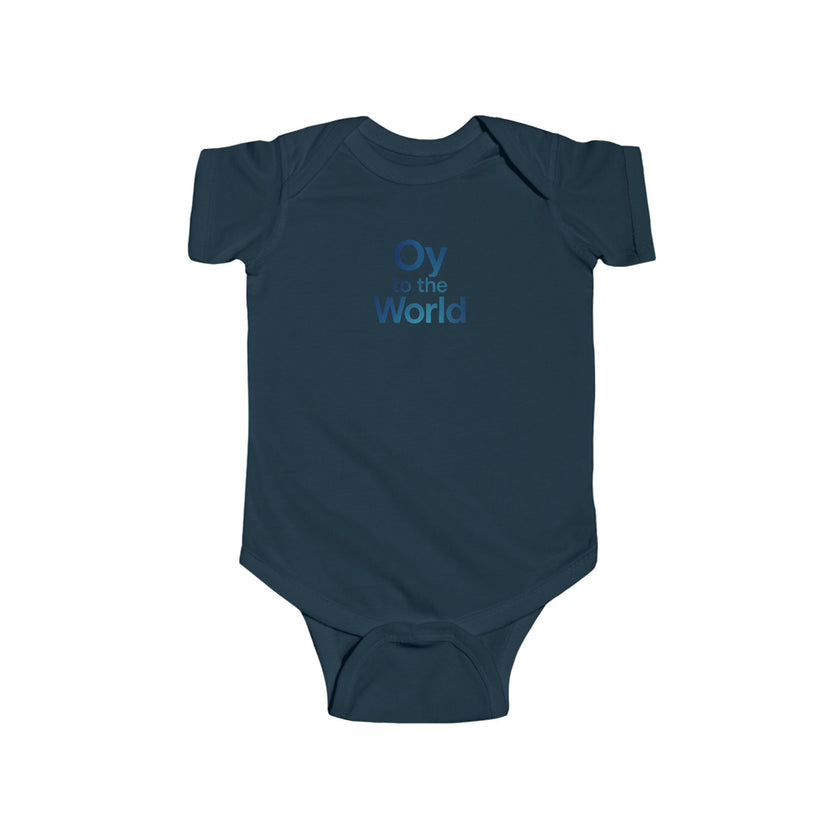 Oy to the World Bodysuit | Baby Hanukkah Holiday Onesie