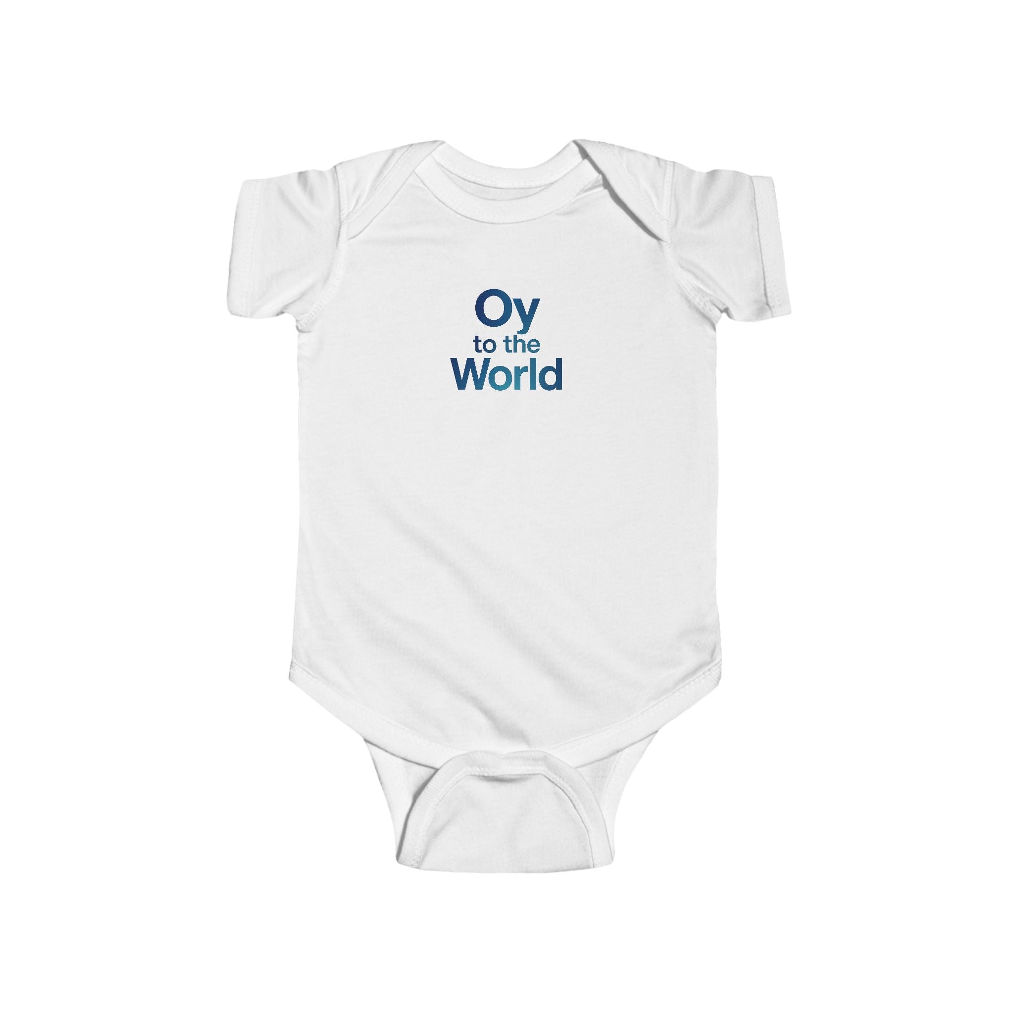 Oy to the World Bodysuit | Baby Hanukkah Holiday Onesie