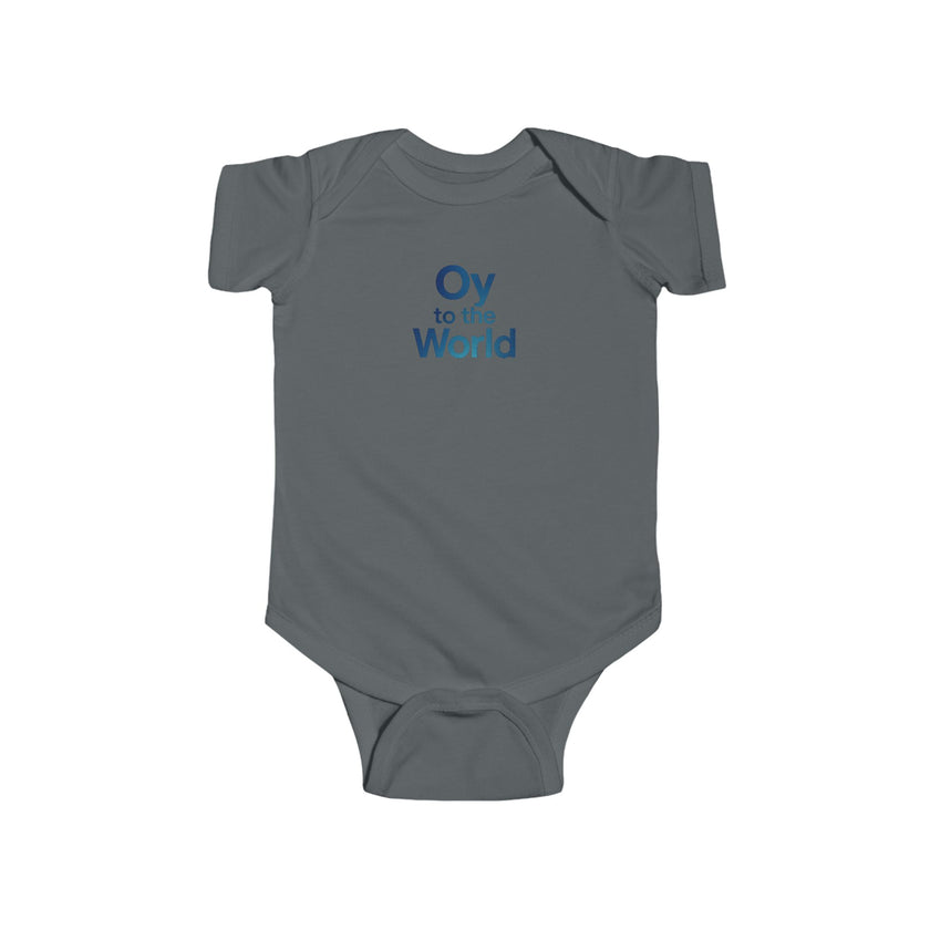 Oy to the World Bodysuit | Baby Hanukkah Holiday Onesie