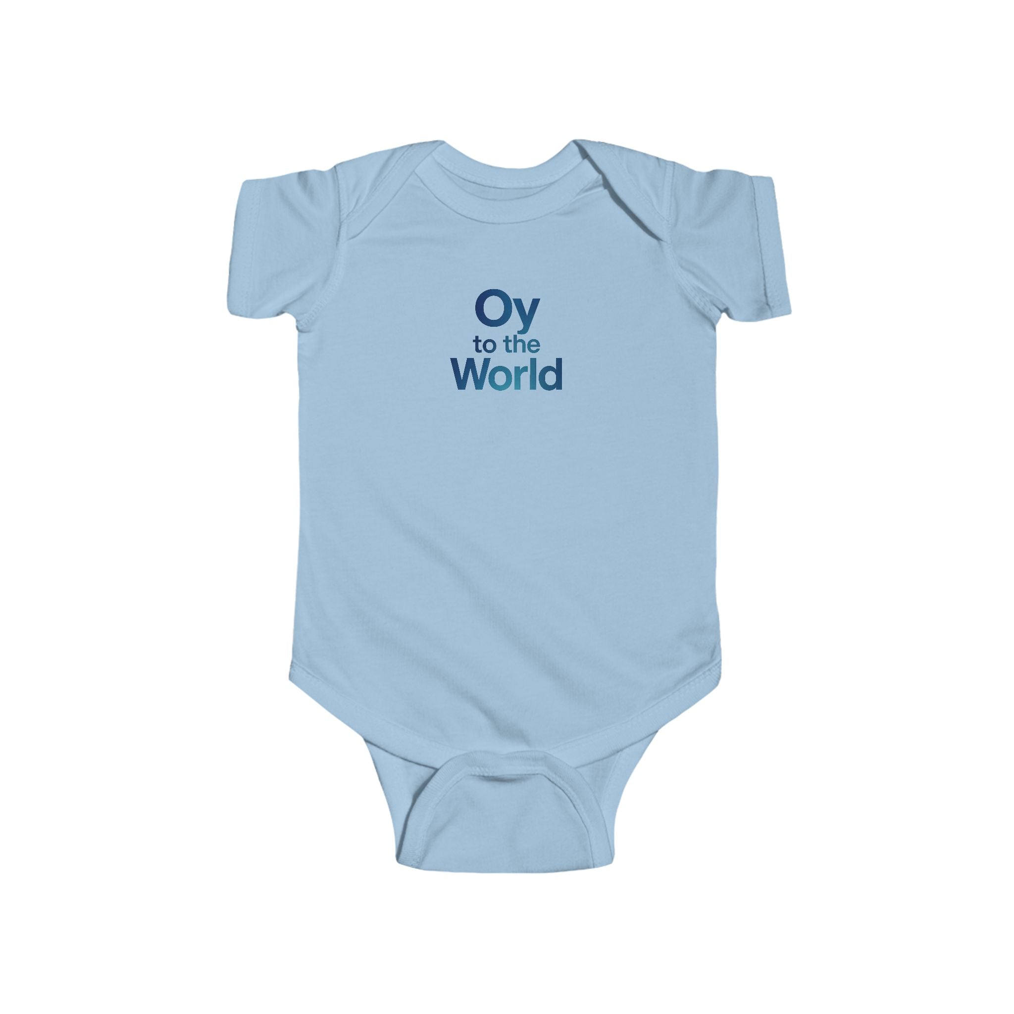 Oy to the World Bodysuit | Baby Hanukkah Holiday Onesie